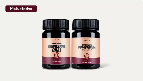 Minoxidil Oral + Dutasterida Barba Negra